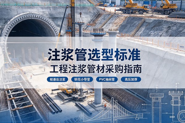 富拉尔基注浆管选型标准