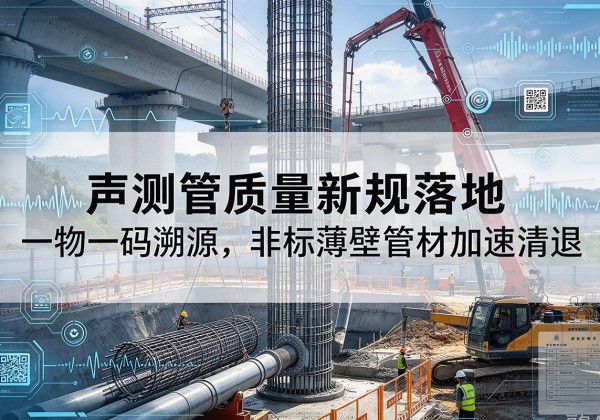 富拉尔基声测管质量新规落地，一物一码溯源，非标薄壁管材加速清退